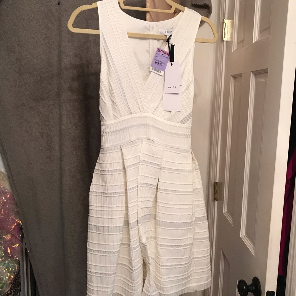 Reiss Maddox Fit and Flare Dress